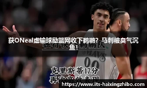 获ONeal虐输球励篮网收下鹈鹕？马刺被臭气沉鱼！